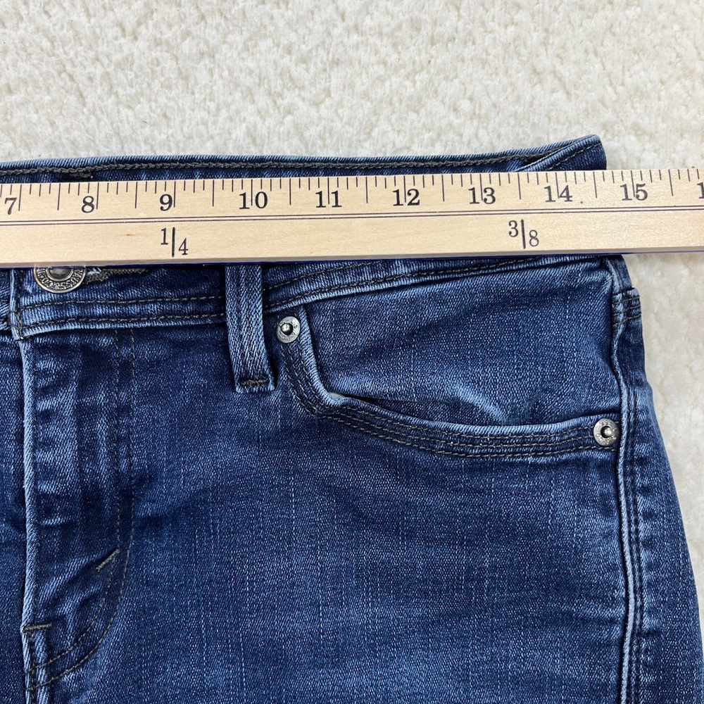 Levi's Jeans Womens 10 Blue 529 Curvy Bootcut Dark Wash Stretch Denim 51951-0008 - Picture 4 of 10